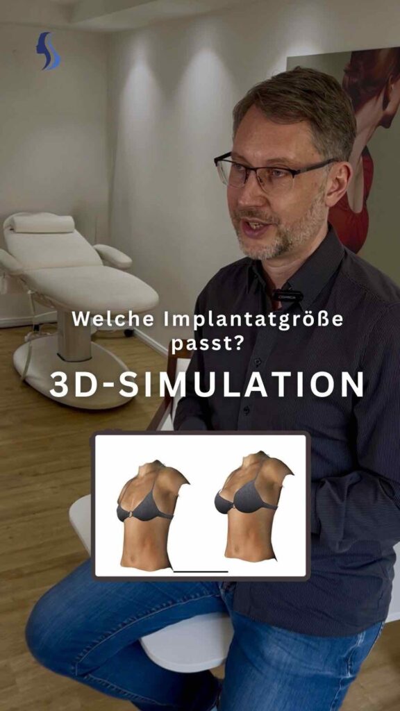 Implantatgröße festgestellt mit 3D Simulation